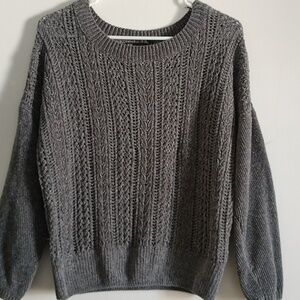 New York & Company cable  knit womens sweater top size M